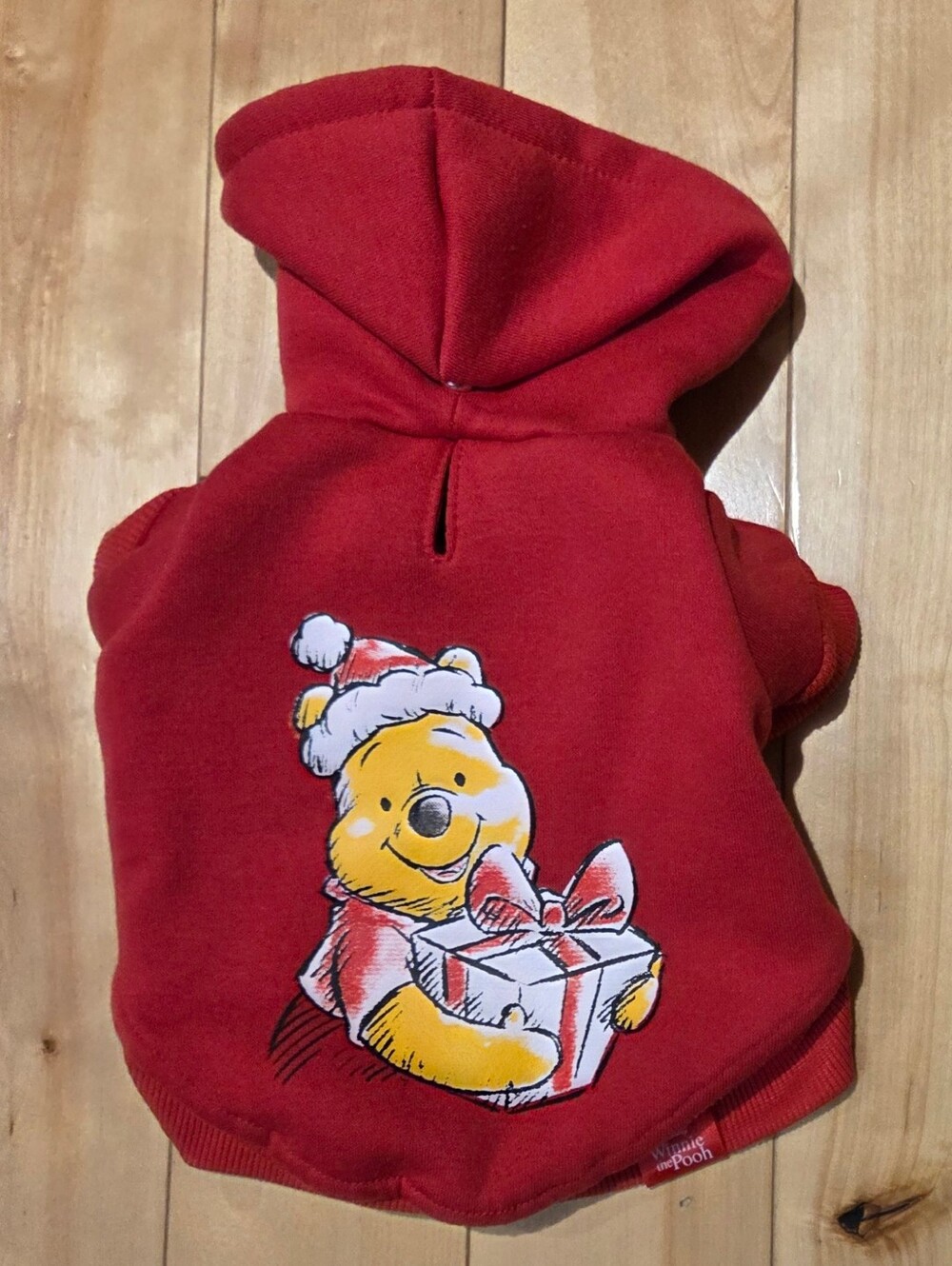 NEW Disney Winnie The Pooh Red Dog Hoodie (S)